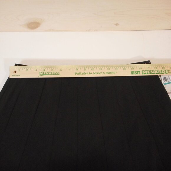 Uniform John Paul Richard Womens Mini Skirt Size 16 Black Side Zip NWT - Picture 4 of 10
